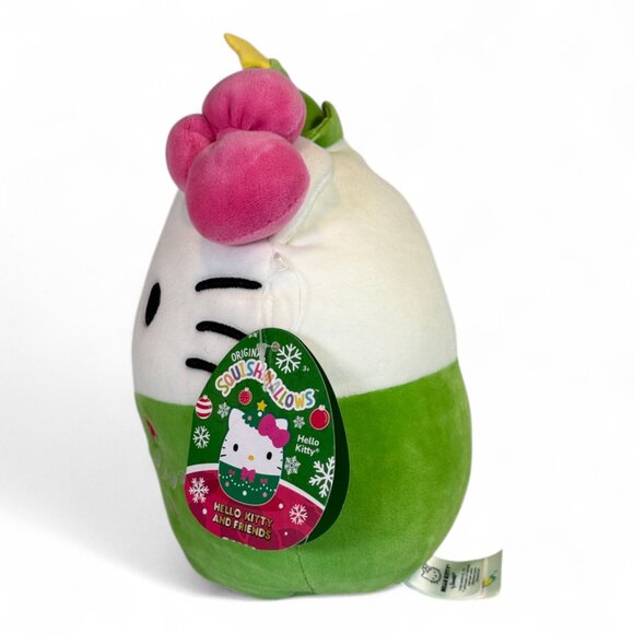 Hello Kitty Squishmallow Christmas Plush Toy 8" Collectible - Picture 2 of 5